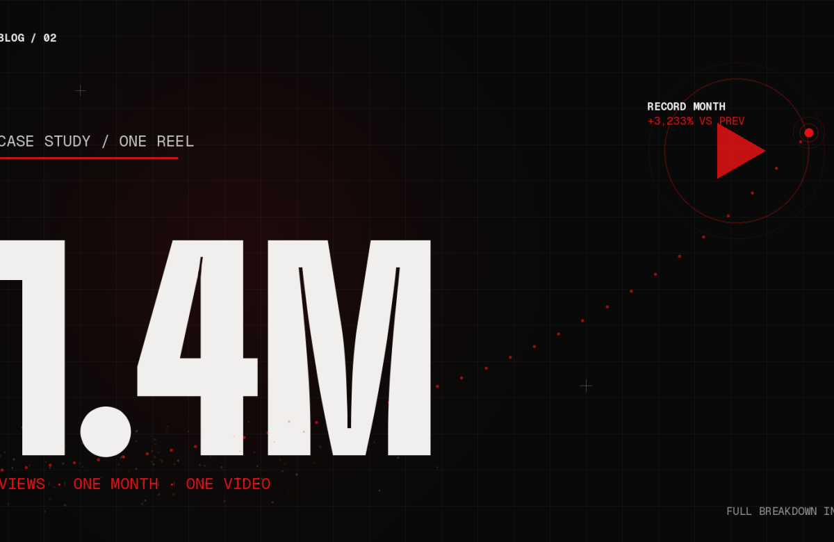 How One Reel Got 1.4 Million Views (The Full Breakdown)